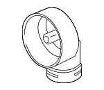 12317501755 - : Air Inlet for BMW: 323i, 325Ci, 325i, 325xi, 328i, 330Ci, 330i, 330xi, M3, X5 Image