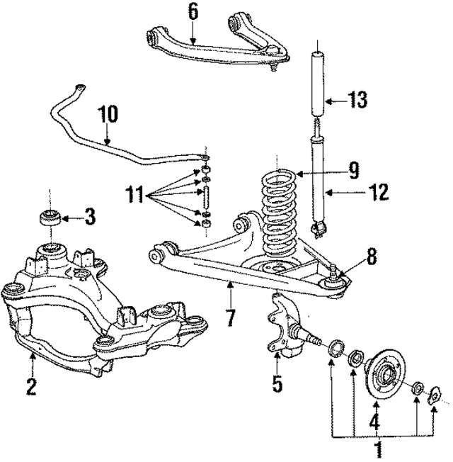 9815905 - Suspension: Wheel Bearing for Mercedes-Benz Image