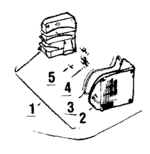 9122839 - Electrical: Combo Lamp Assembly for Saab: 900 Image