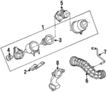 ZZM413320 - Engine: Air Cleaner Assembly for Mazda: B3000 Image