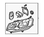 7P1941752A - Electrical: Headlamp Assembly for Volkswagen Image