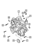 6505293AA - 3.7L Gas; Engine: Double Ended Stud, Mounting for Chrysler: Aspen | Dodge: Dakota, Durango, Nitro, Ram 1500, Ram 2500, Ram 3500 | Jeep: Commander, Grand Cherokee, Liberty | Ram: 1500, Dakota Image