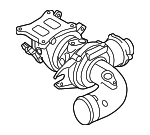 6N145702D - Fuel System: Turbocharger for Audi Image