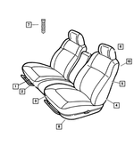 5093532AA - Interior Trim: Seat Cushion Frame for Mopar Image