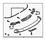 BHN951960C51 - : Spoiler Assembly for Mazda: 3 Image