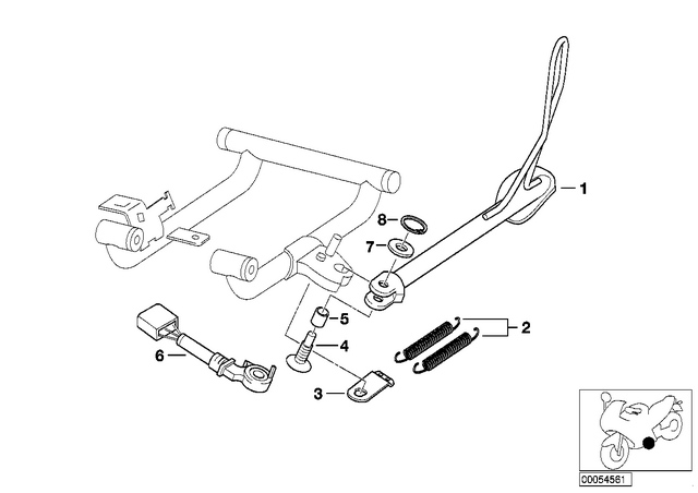 46532335323 - : Countersunk Head Screw - M10 for BMW-Motorrad Image