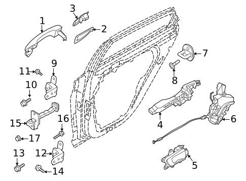 Lock & Hardware for 2022 Kia K5 #1