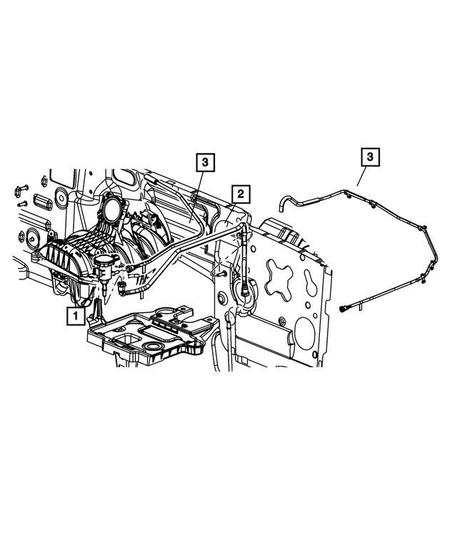 52125202AD - Emission Controls: Fuel Vapor Tube for Mopar Image