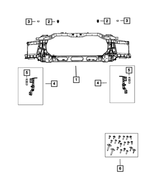 68066740AC - Cooling: Radiator Closure Panel for Mopar Image