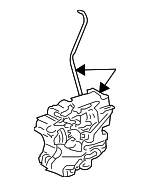 MN159932 - : Door Lock Actuator Motor for Mitsubishi Image