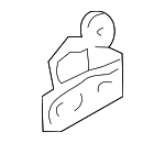 MR302270 - Body: Upper Hinge for Mitsubishi Image