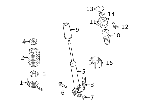 Shocks & Components for 2010 Audi A5 Quattro #0