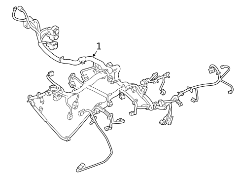 Wiring Harness for 2012 Ram 2500 #0