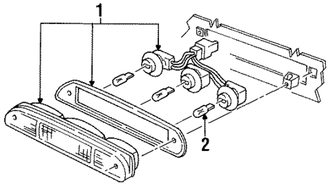 High Mount Lamps for 1995 Mazda B3000 #0