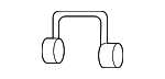4K0955339 - Body: Bumper Cover Spring for Audi Image