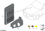 61136917401 - Vehicle Electrical System: Fuse Mini, Yellow-Brown for BMW Image