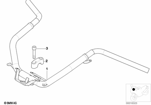 Motorcycle Handlebars for 1999 BMW-Motorrad K 1200 LT #0