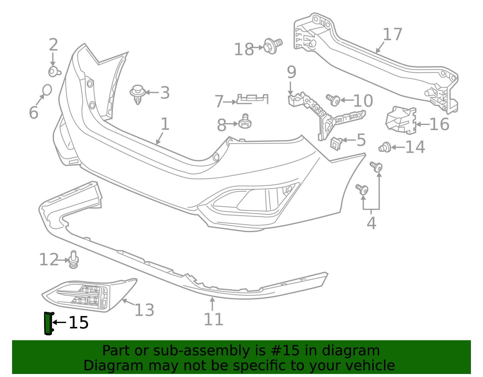 33505-T3L-A02 - Reflector Assembly R Rear - 2013-2020 Honda | Honda Car ...