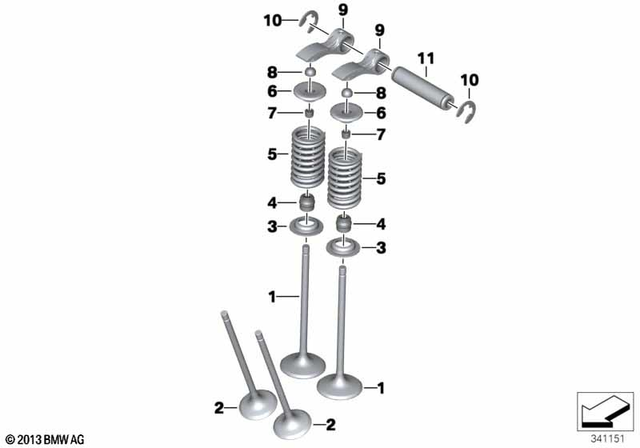 11347690470 - Engine: Intake Valve - D=31mm for BMW-Motorrad Image