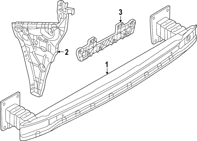 8Y5807329 - Body: Mount Bracket for Audi Image