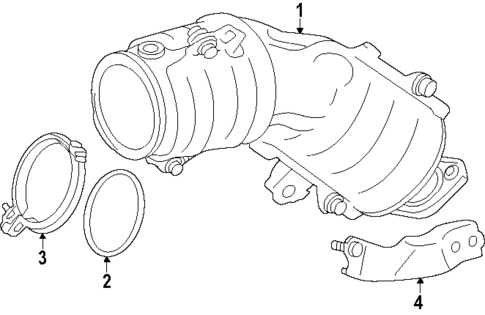 Exhaust Components for 2025 Toyota Tacoma #1