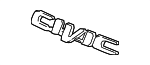 75722TR0A01 - Body: Nameplate for Honda: Civic Image
