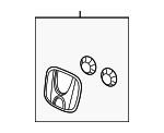 75723TT1A01 - Body: Deck Lid Emblem for Honda: Civic Image