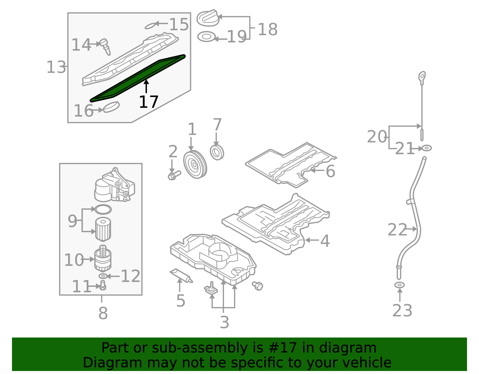 2004-2006 Volkswagen Phaeton Valve Cover Gasket 07C-103-484-C | QuirkParts