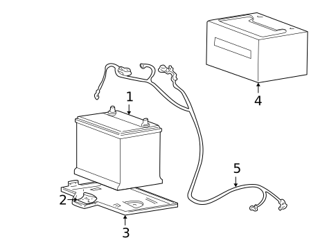 Battery for 2001 Hyundai XG300 #0