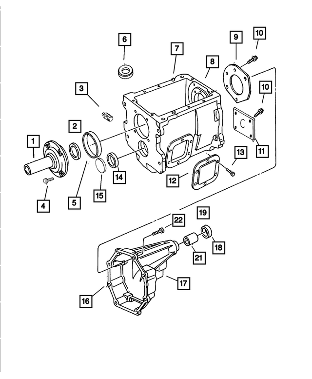 5012115AA - Manual Transmission 5 Speed: Input Seal for Mopar Image