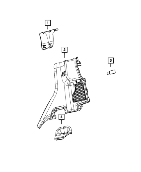 Panels - Moldings - Scuff Plates, Pillar, Cowl, 1/4 Panel Trim and Cargo Covers for 2020 Jeep Gladiator #4