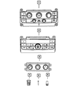 55111235AI - Air Conditioners and Heaters: A/c And Heater Control for Mopar Image