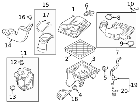 Air Intake for 2017 Buick Verano #0