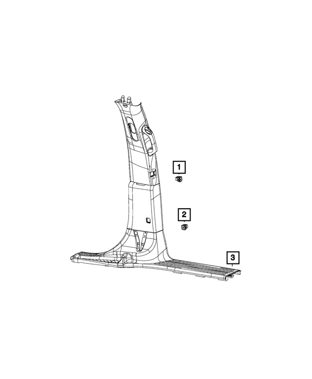 68443103AA - Electrical: Folding Seat Switch, Driver for Mopar Image image