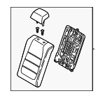 GJR957400B02 - Body: Seat Back Assembly for Mazda: 6 Image