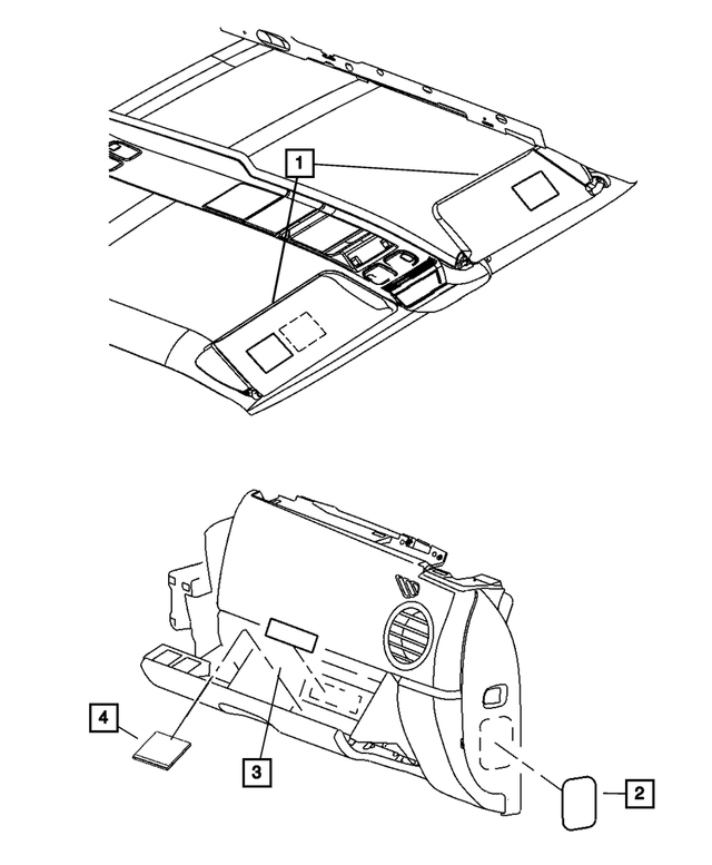 « 5056245AA – Labels : Pression Des Pneus Etiquette pour Mopar Image »