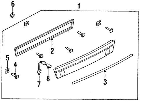 Finish Panel for 1994 Kia Sephia #0
