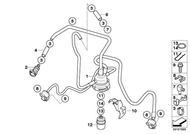 13537696034 - Fuel Supply: Fuel Distributor -  for BMW-Motorrad Image