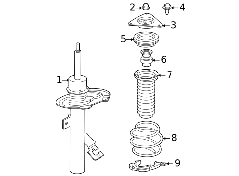 Struts & Components for 2021 Nissan Sentra #0