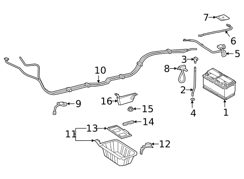 Battery & Related Components for 2020 Mercedes-Benz G 63 AMG&reg; #0