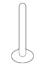 54459JA000 - Suspension: Lower Control Arm Bolt for Nissan: Altima, Maxima, Murano, Pathfinder Image