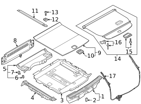Interior Trim - Rear Body for 2024 Audi RS Q8 #0