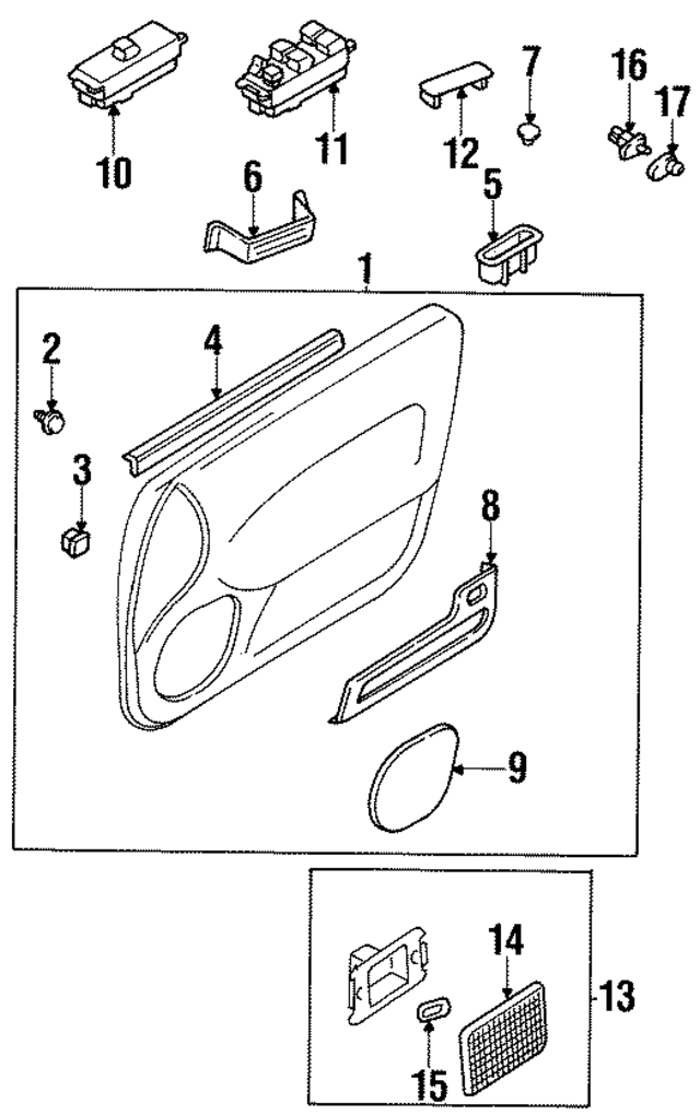 2536041L01 - : Door Jamb Switch for Nissan Image