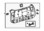 677500R090C0 - Body: Lift Gate Trim for Toyota Image