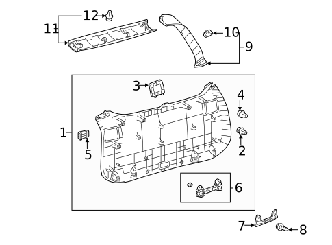 Interior Trim for 2025 Toyota RAV4 #0