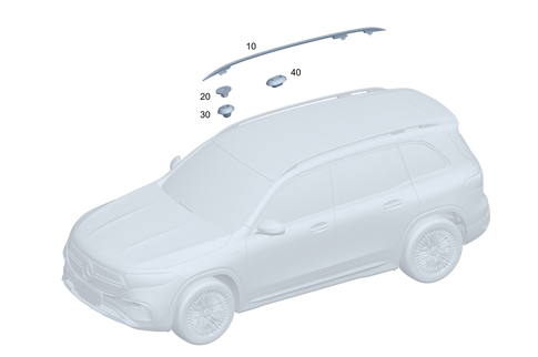 Roof Railing for 2023 Mercedes-Benz EQB 350 #0