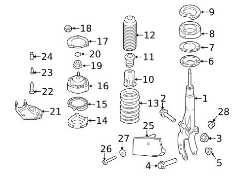 Shocks & Components for 2013 Porsche Cayenne #4
