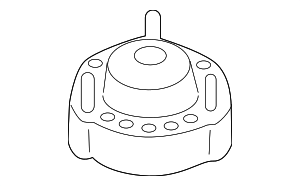 95834301751 - Suspension: Suspension Strut Mount for Porsche Image
