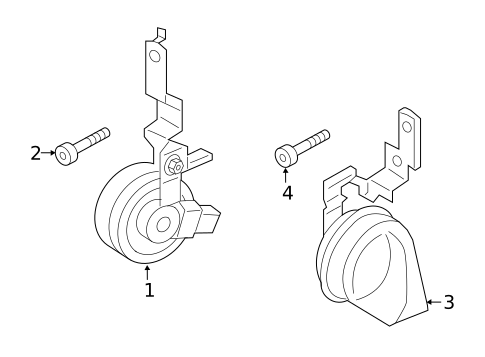 Horn for 2022 Porsche Cayenne #0
