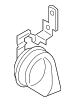 9Y0951223B - Electrical: High Note Horn for Porsche: Cayenne Image
